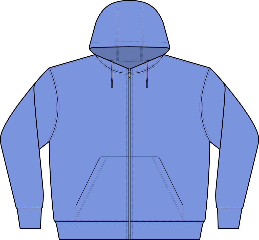 Women's PosiCharge Tri-Blend Wicking Fleece Full-Zip Hooded Jacket – Crab Island Radio