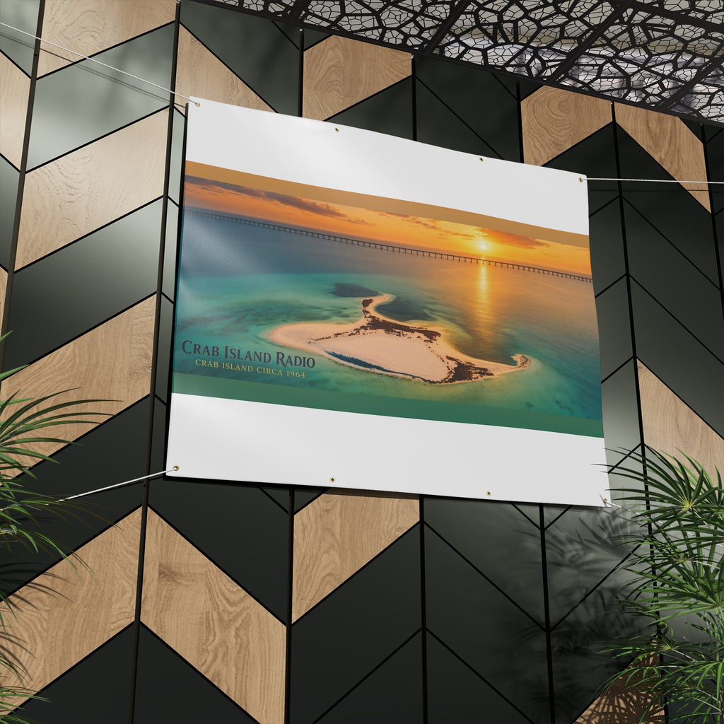 Matte Banner – Island Sunset