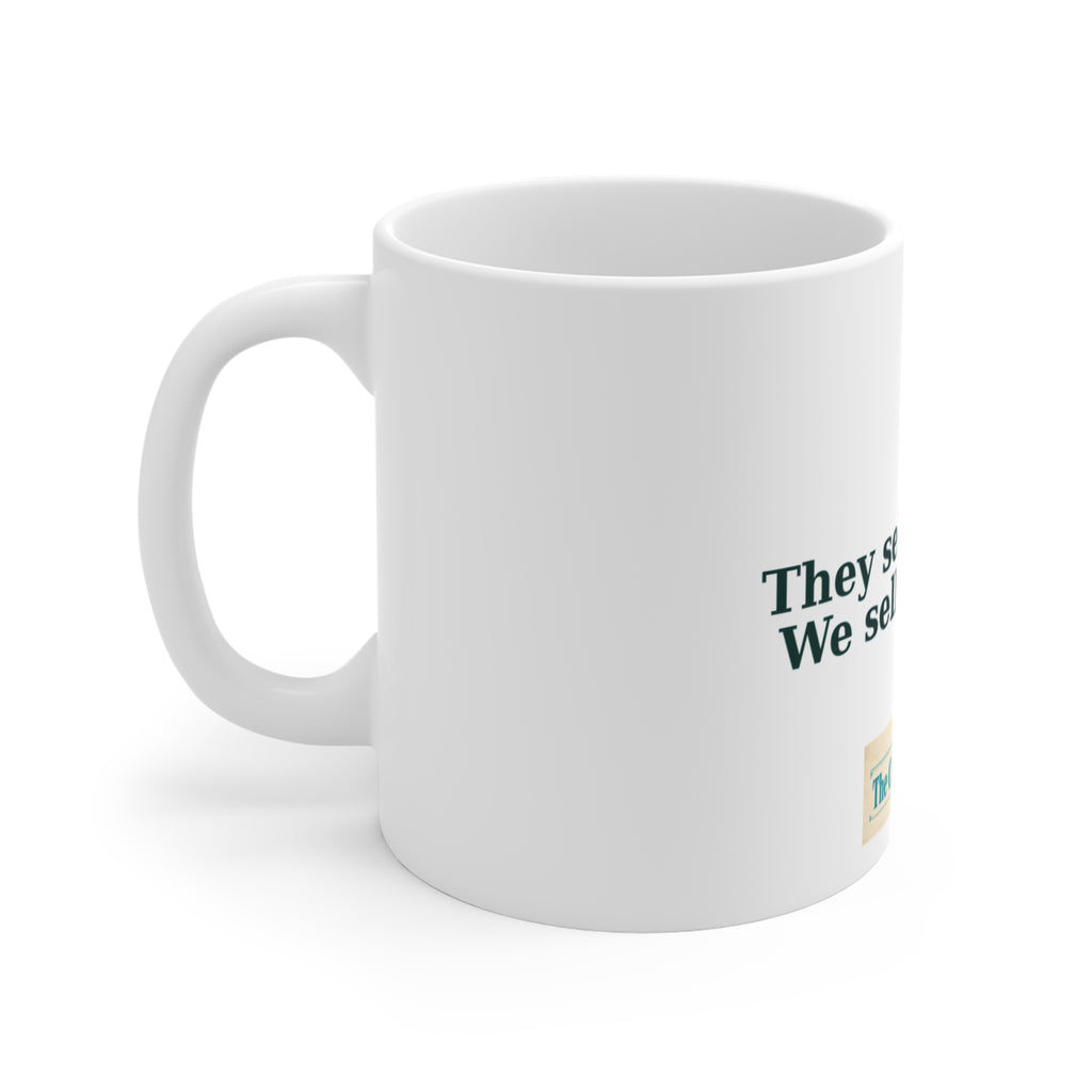 They Sell Shadows Mug – The Crab Island Catch 11oz