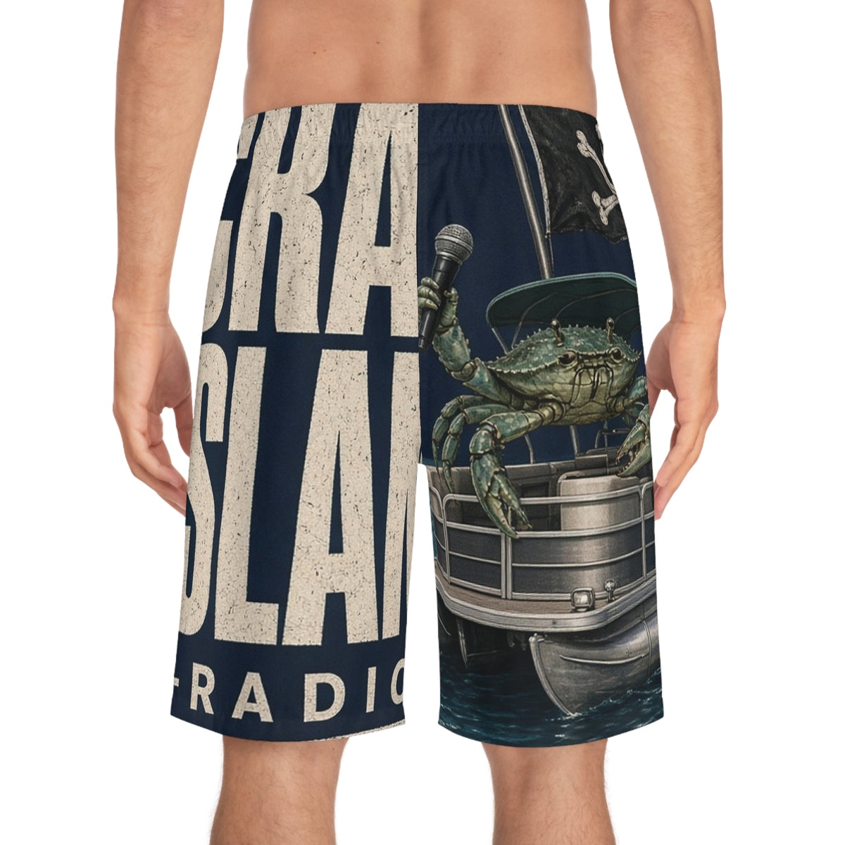 Crab Island Radio Pirate Crab Swim Shorts