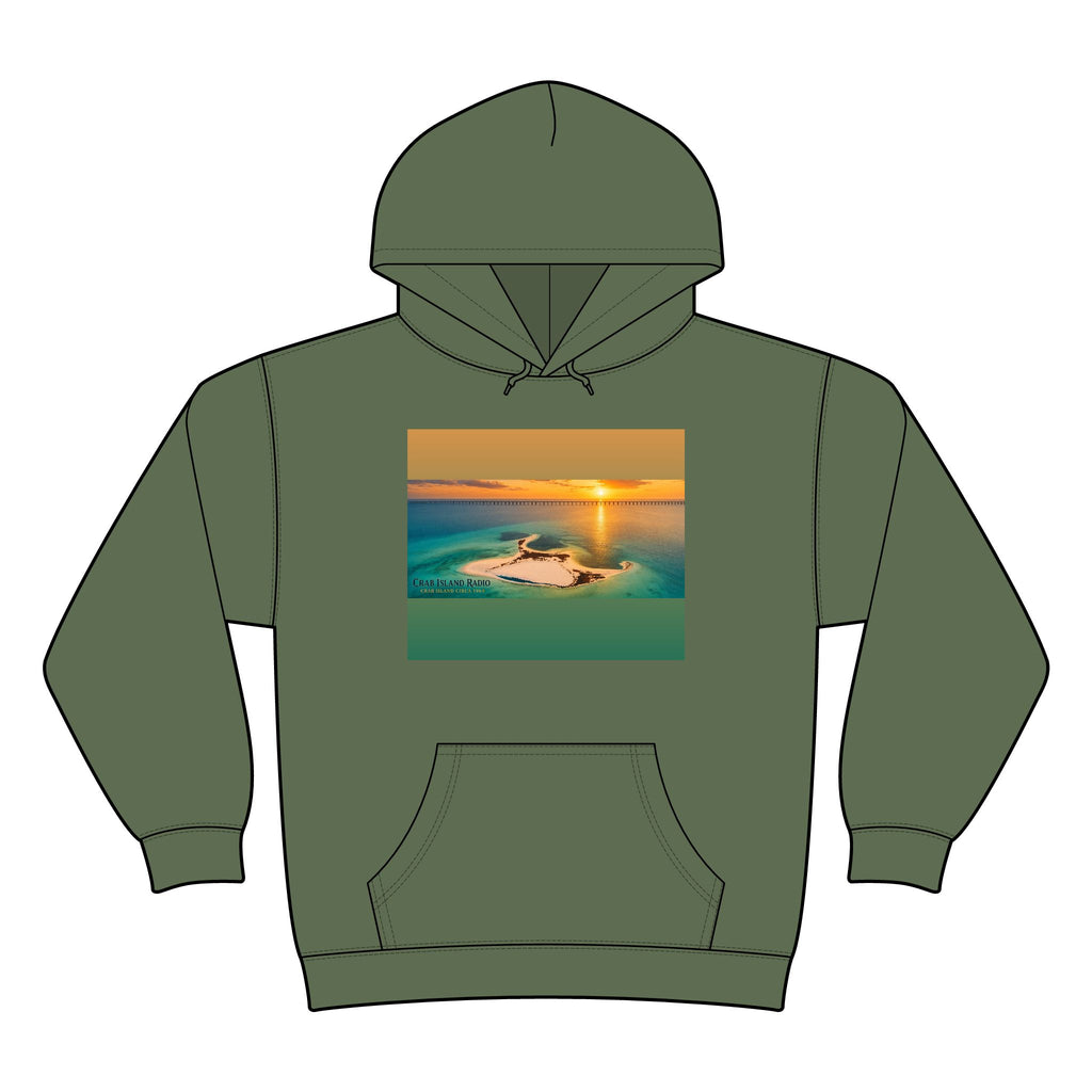 Stencil Camo Hood – Island Sunset