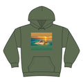 Stencil Camo Hood – Island Sunset