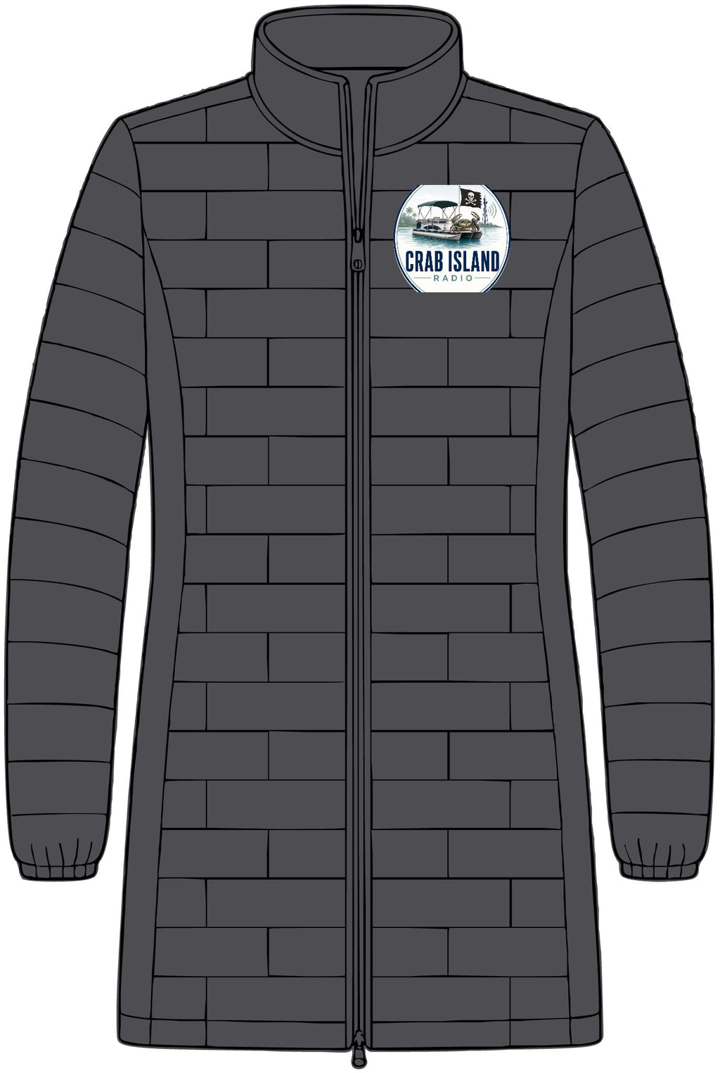 Women's C-FREE Brick Jacket – Crab Island Radio