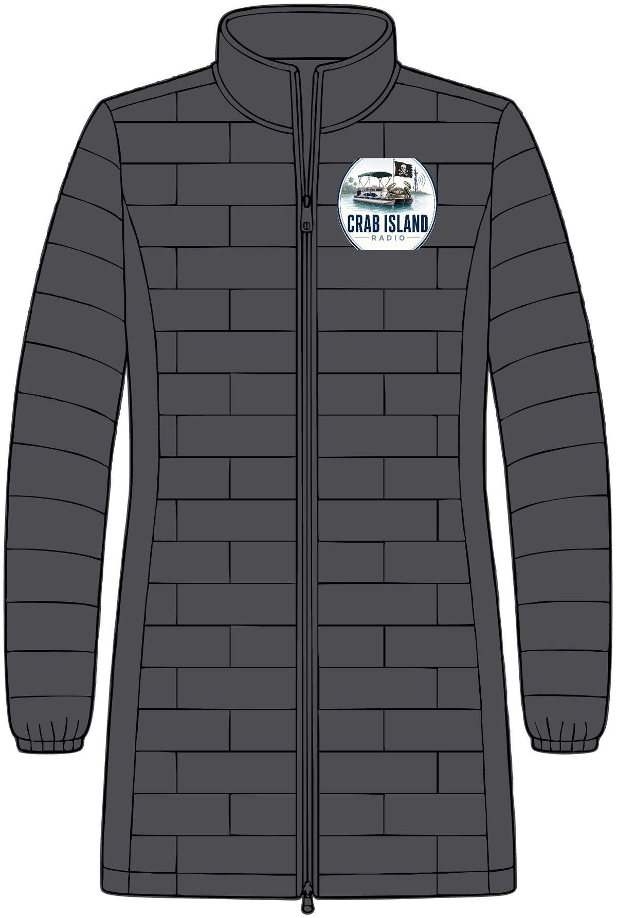 Women's C-FREE Brick Jacket – Crab Island Radio