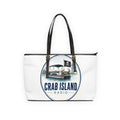 PU Leather Shoulder Bag – Crab Island Radio