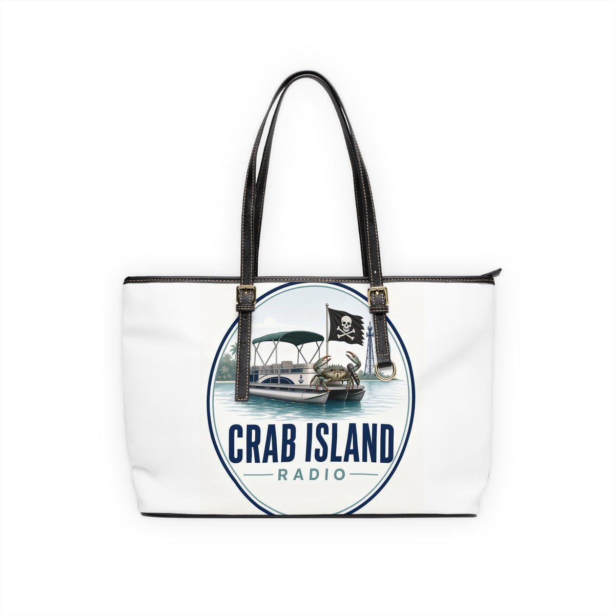 PU Leather Shoulder Bag – Crab Island Radio