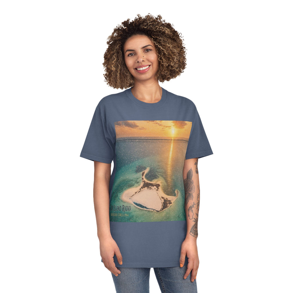 Unisex Faded Shirt – Island Sunset