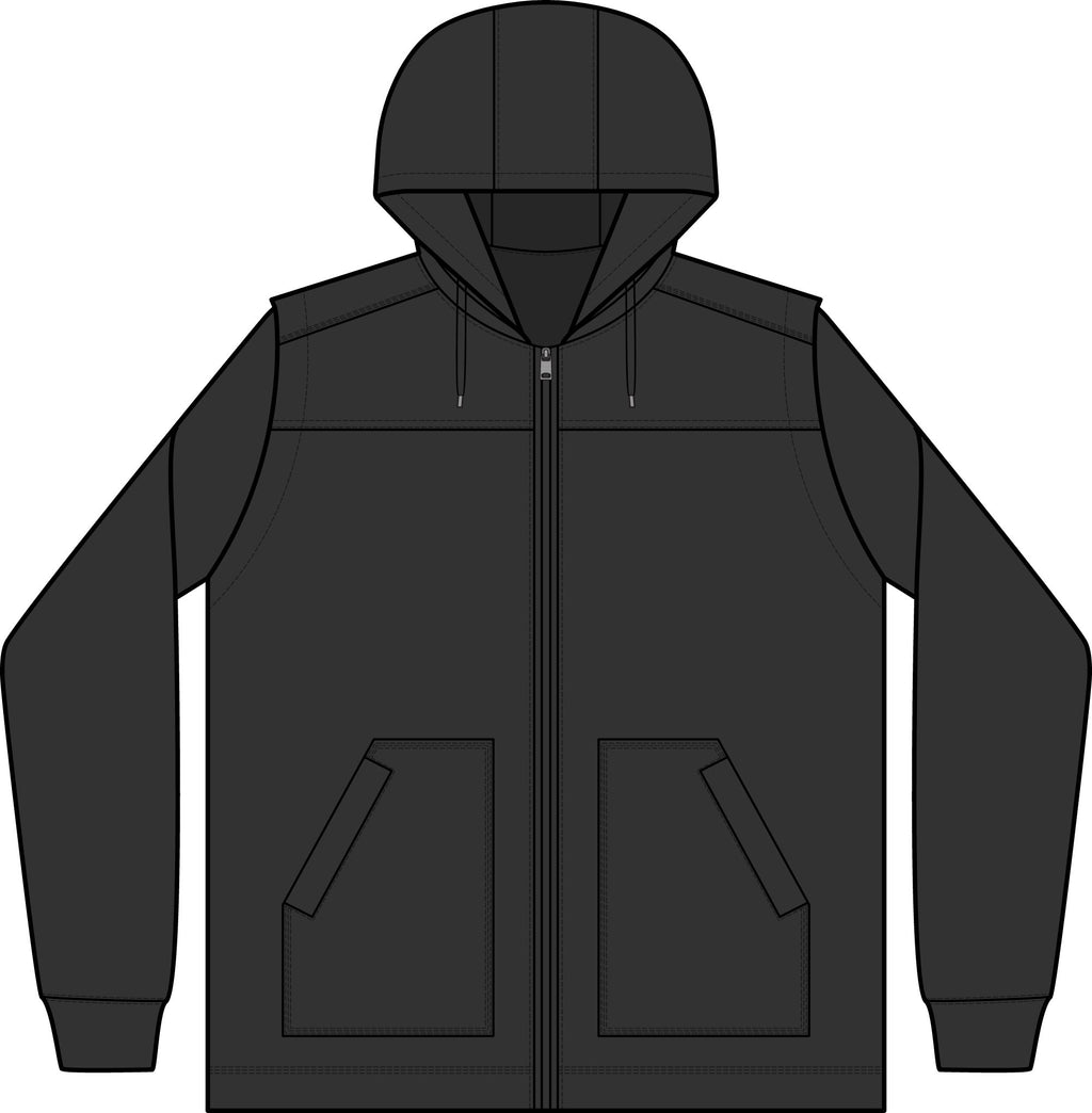 Duck Fleece Full-Zip Hooded Jacket – Crab Island Radio