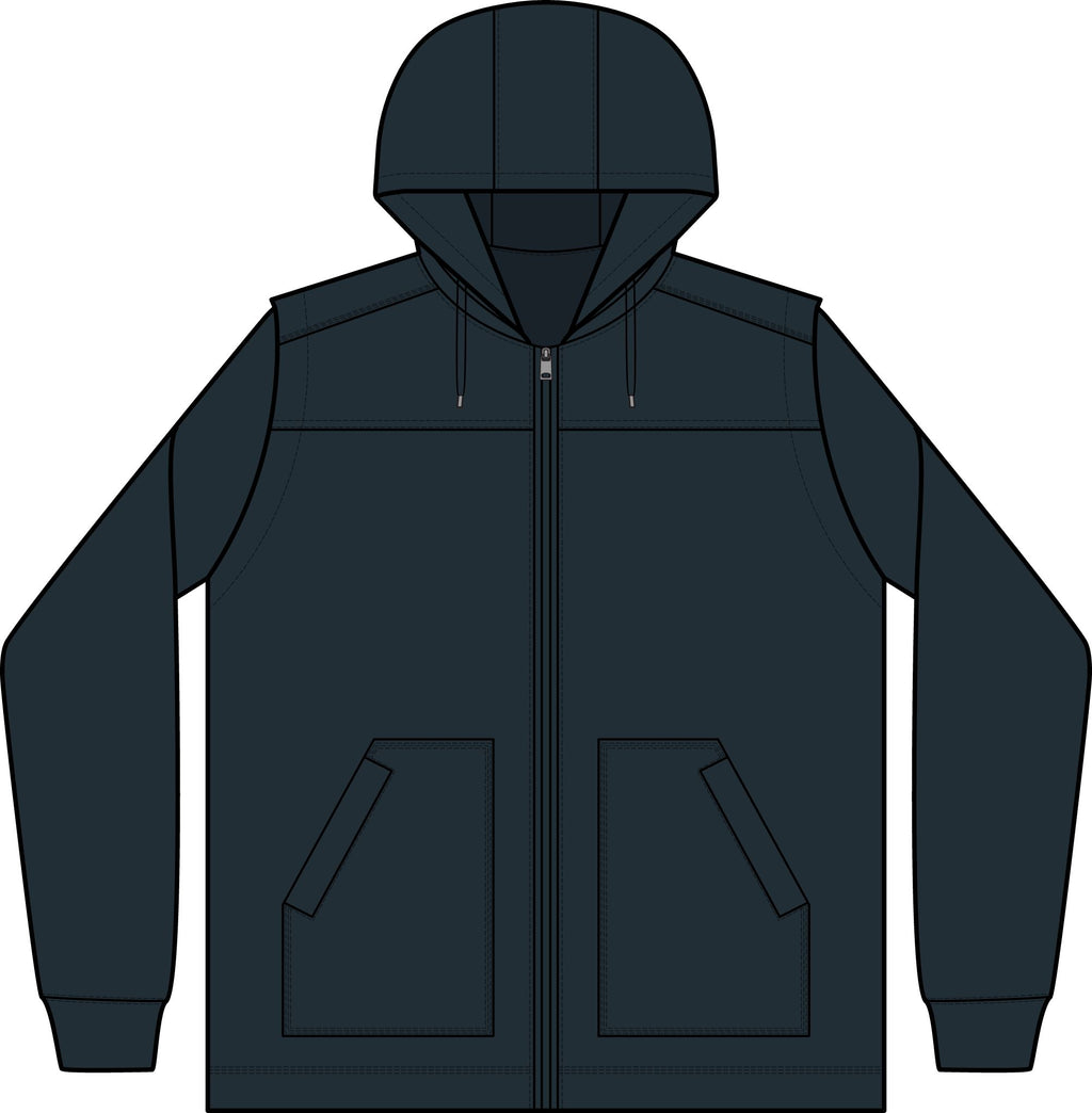 Duck Fleece Full-Zip Hooded Jacket – Crab Island Radio