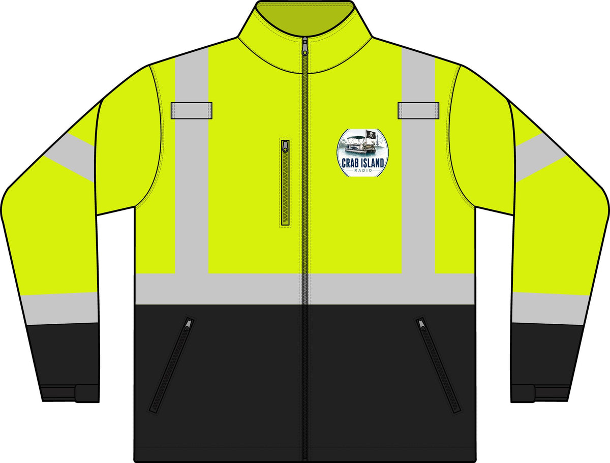 ANSI 107 Class 3 Soft Shell Jacket – Crab Island Radio