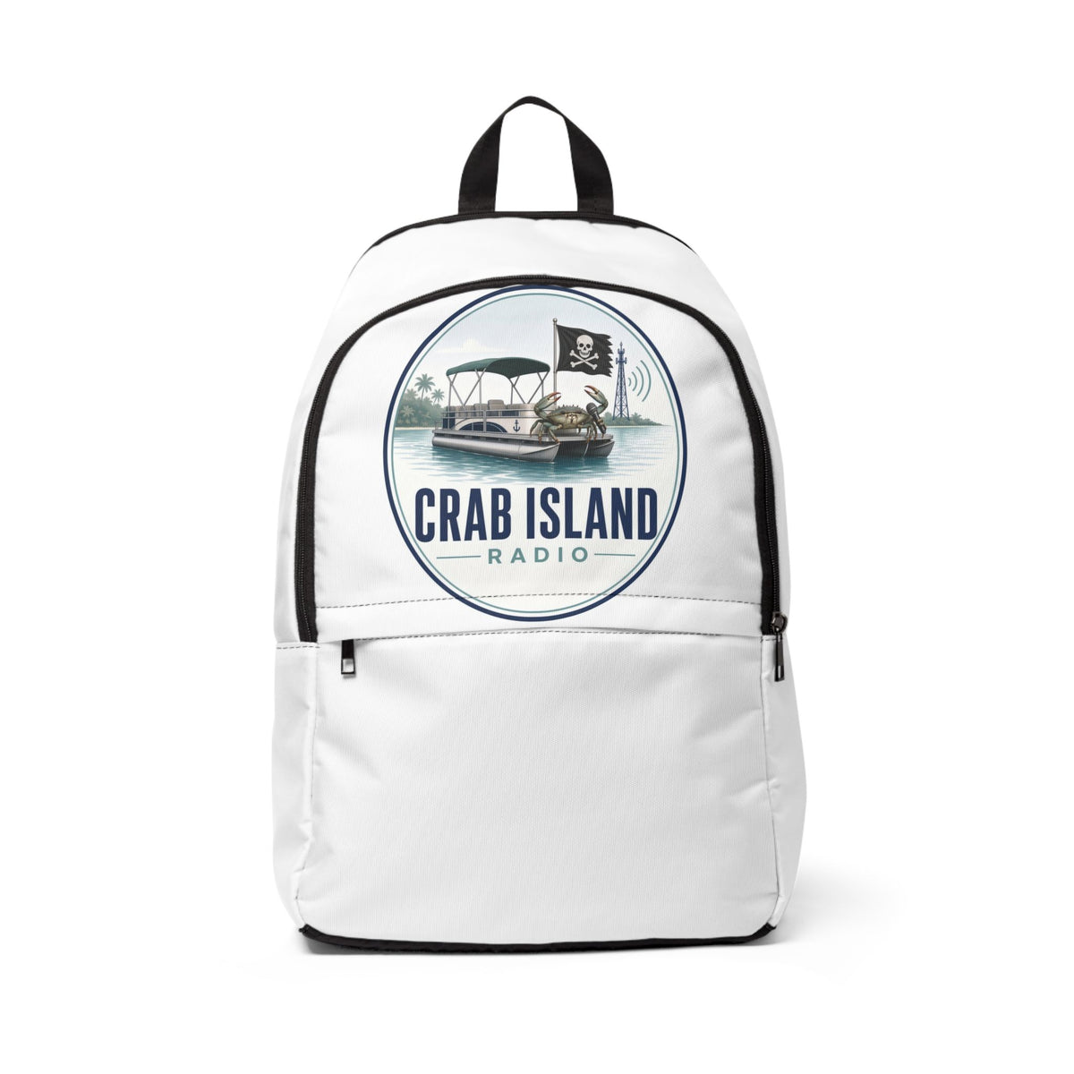 Unisex Fabric Backpack – Crab Island Radio