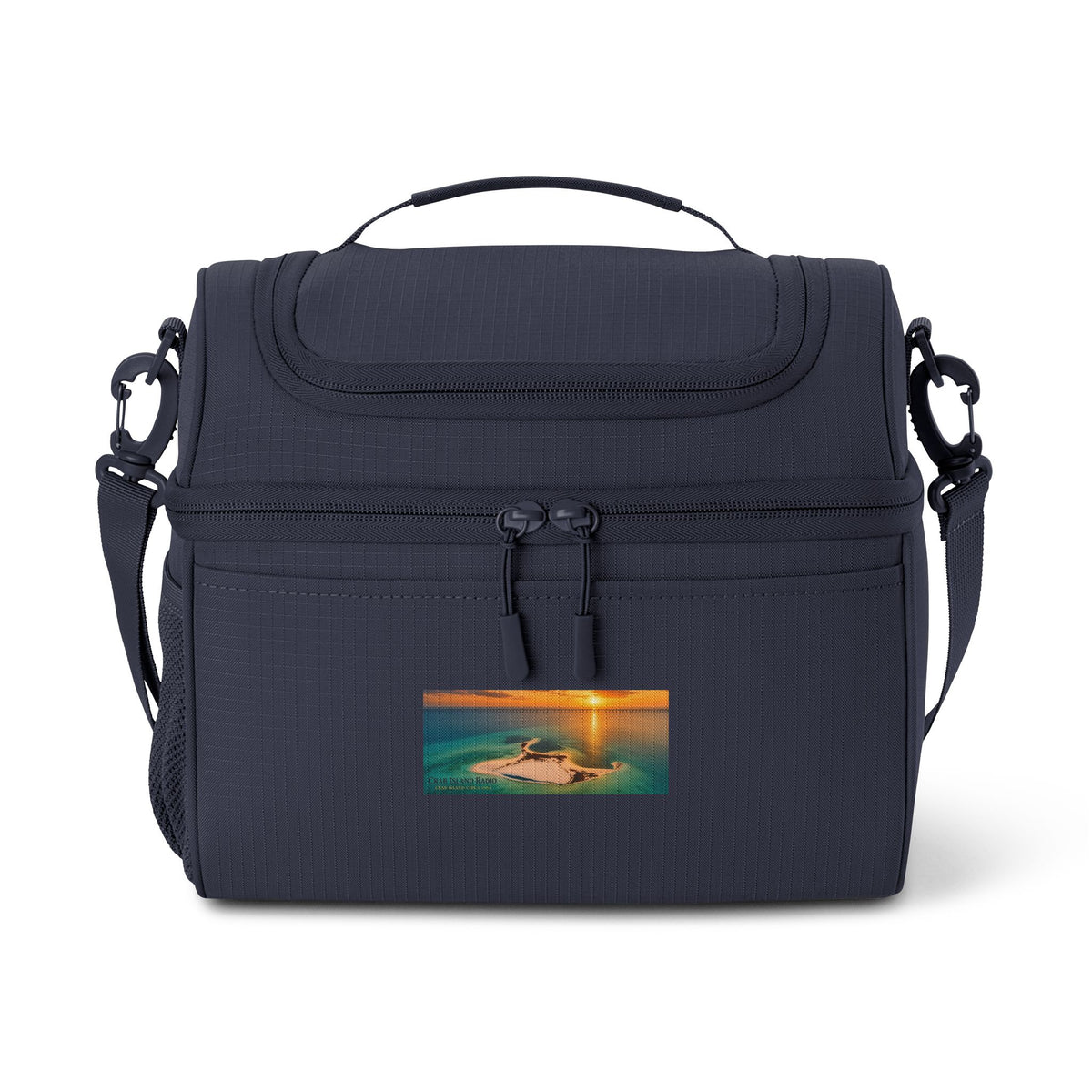 Crab Island Radio Island Sunset Cooler Bag
