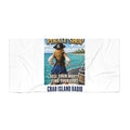 Crab Island Radio Pirate Shop Boat Beach Towel