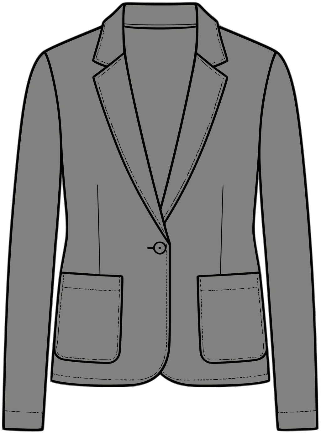 Women's Relaxed Knit Blazer – Crab Island Radio