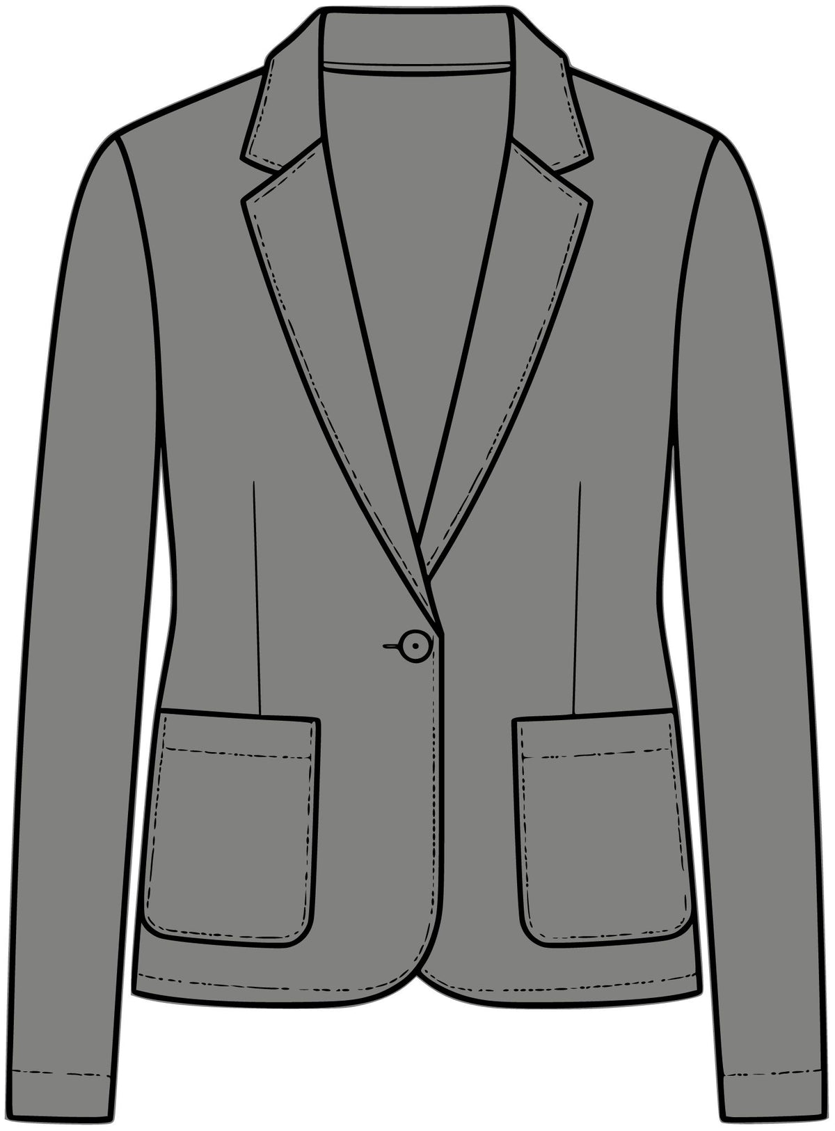 Women's Relaxed Knit Blazer – Crab Island Radio