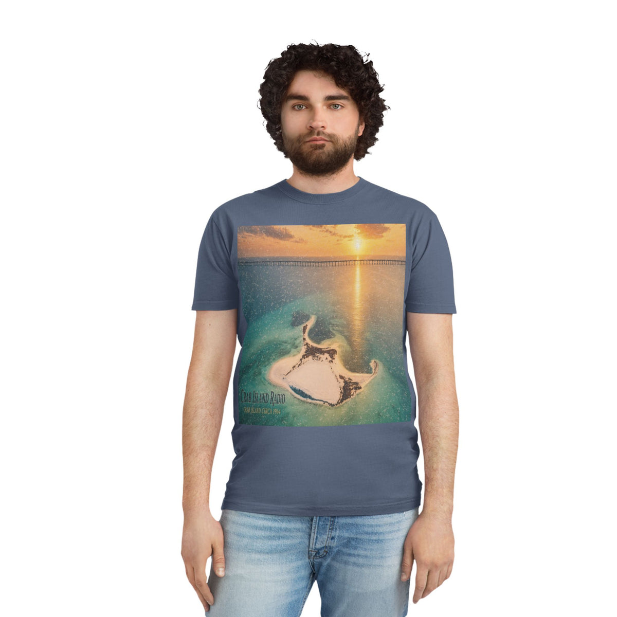 Unisex Faded Shirt – Island Sunset
