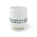 They Hand You Stress Mug – The Crab Island Catch 11oz
