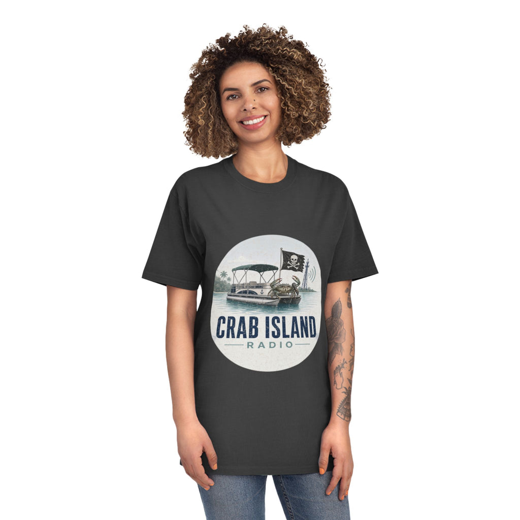 Unisex Faded Shirt – Crab Island Radio