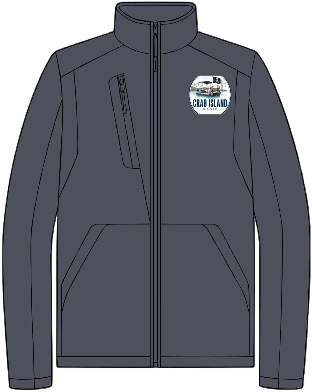 Back-Block Soft Shell Jacket – Crab Island Radio