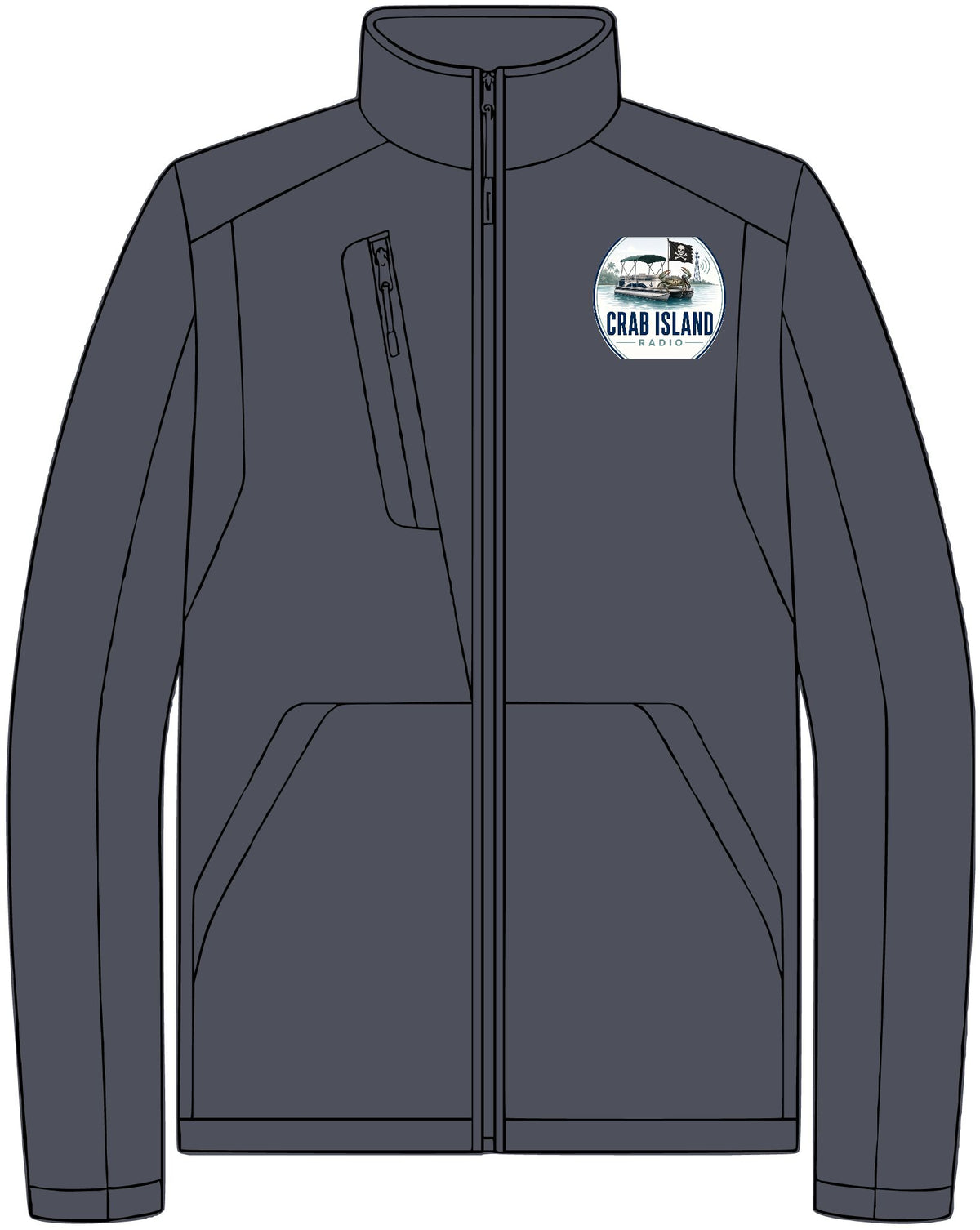 Back-Block Soft Shell Jacket – Crab Island Radio