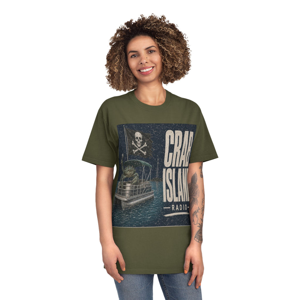 Unisex Faded Shirt – Pirate Crab