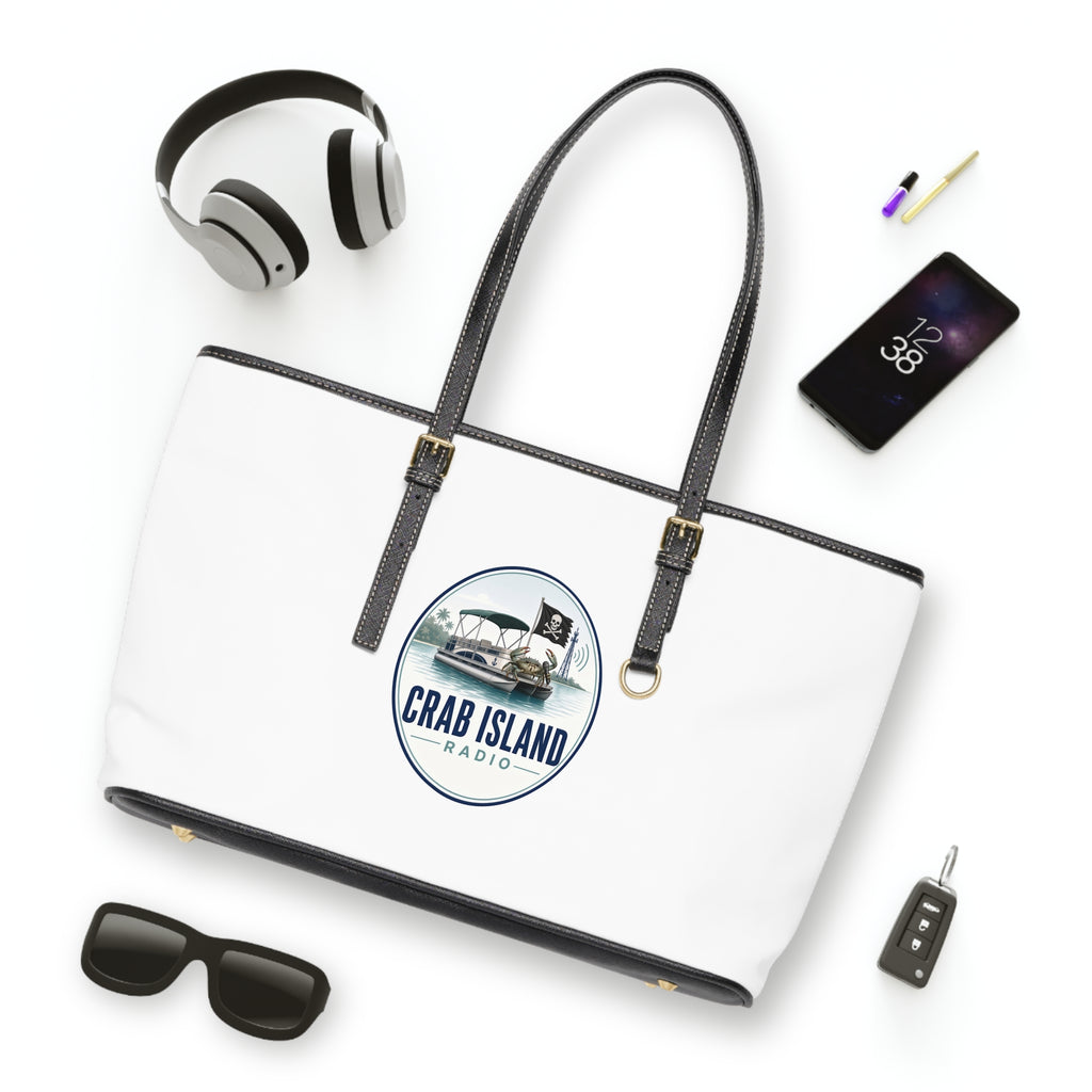PU Leather Shoulder Bag – Crab Island Radio