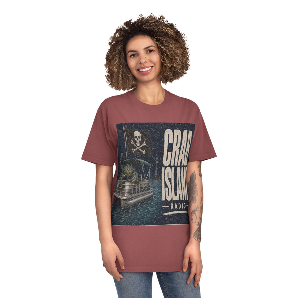 Unisex Faded Shirt – Pirate Crab