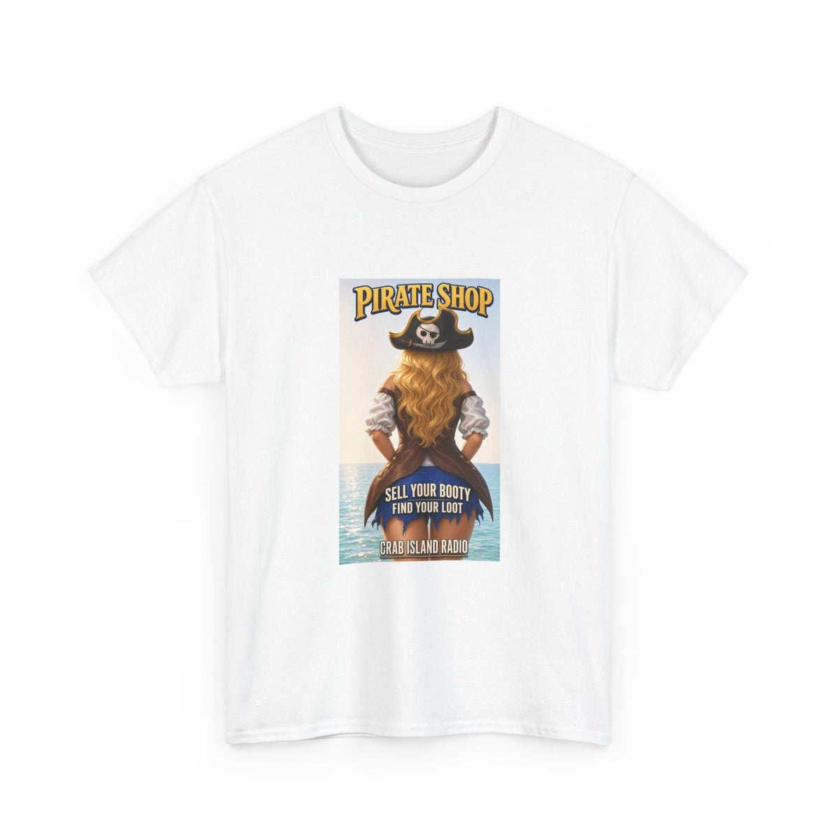 Crab Island Radio Pirate Shop Tee