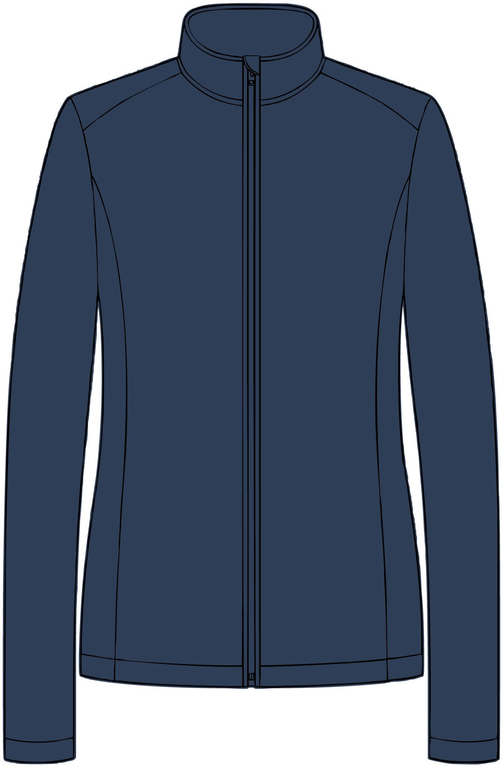 Women's Vertical Texture Full-Zip Jacket – Crab Island Radio