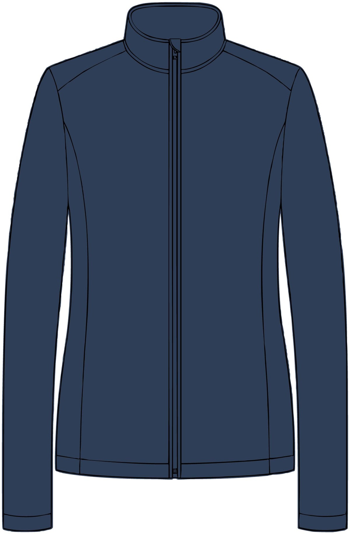 Women's Vertical Texture Full-Zip Jacket – Crab Island Radio