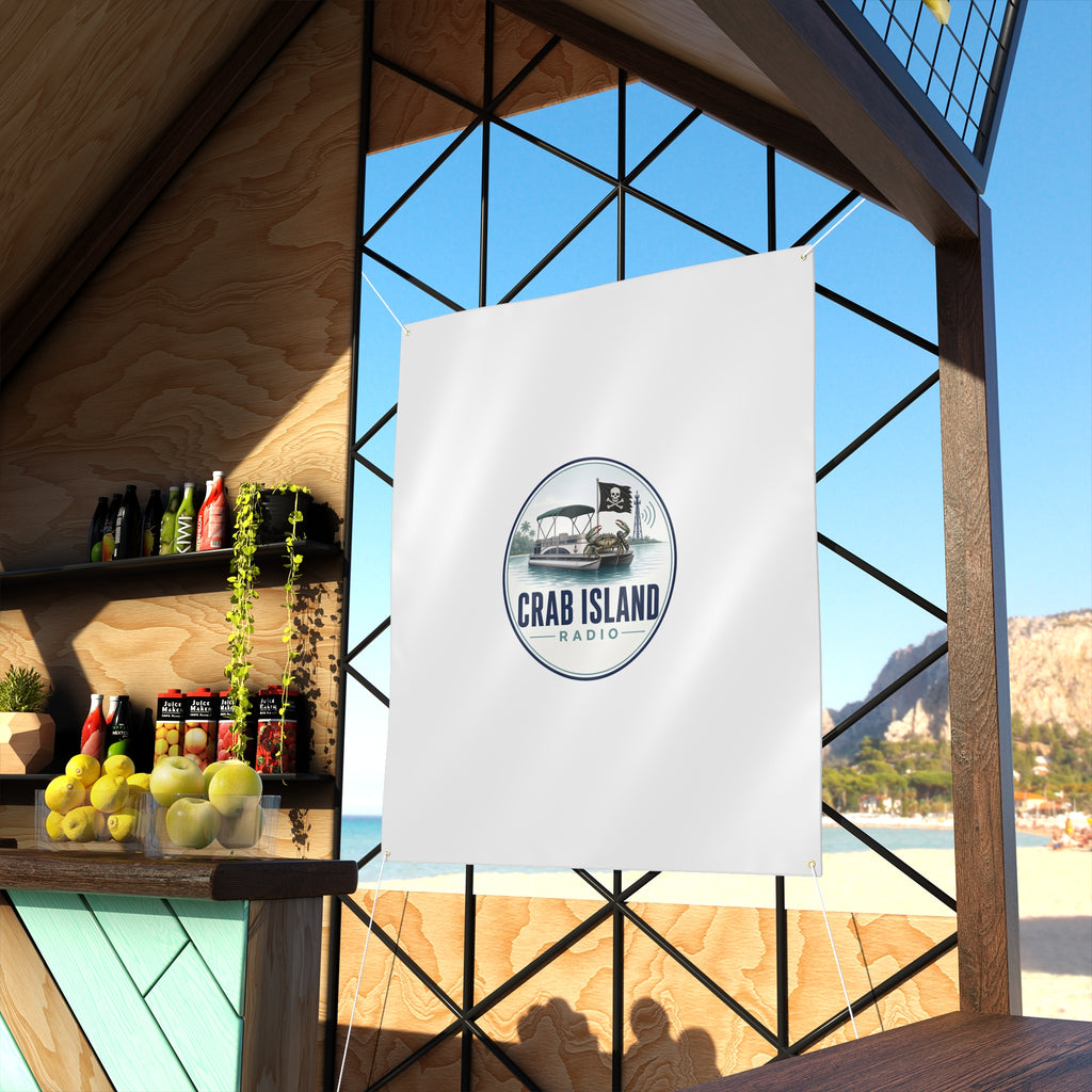 Matte Banner – Crab Island Radio