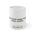Their Front Page Weeps Mug – The Crab Island Catch 11oz