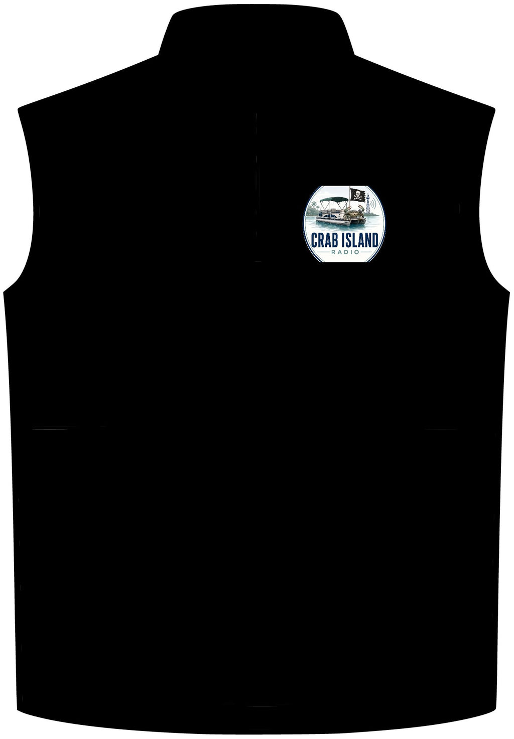 Repeat 1/2-Zip Vest – Crab Island Radio