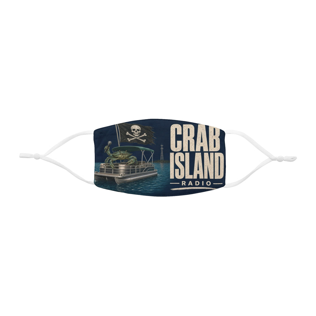 Snug-Fit Polyester Face Mask – Pirate Crab