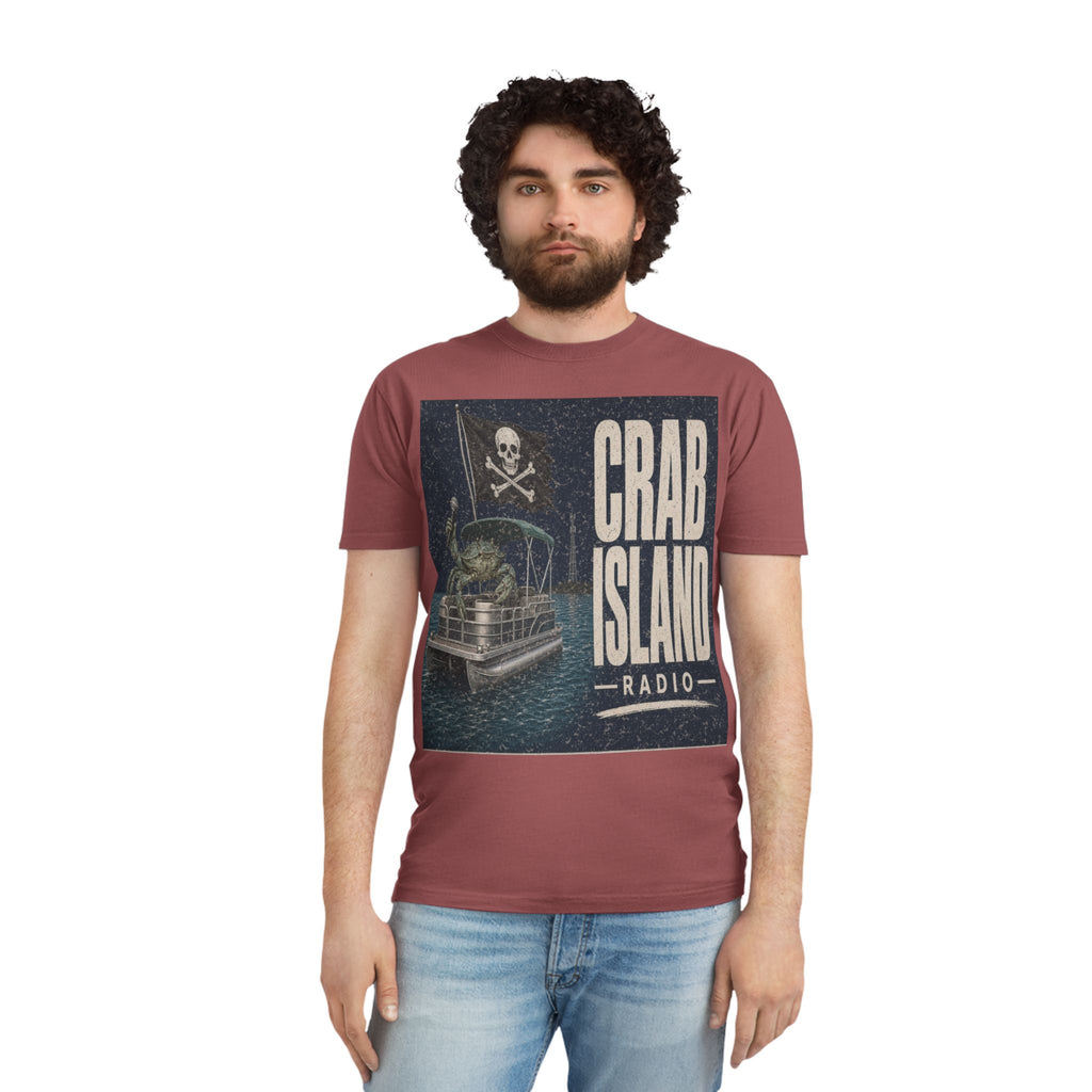 Unisex Faded Shirt – Pirate Crab
