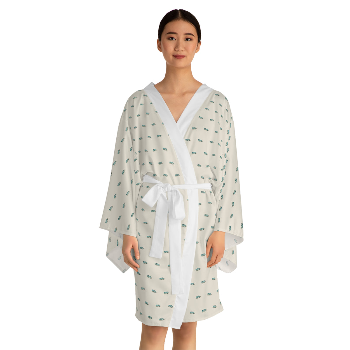 Crab Island Radio Ouchy Dots Kimono Robe