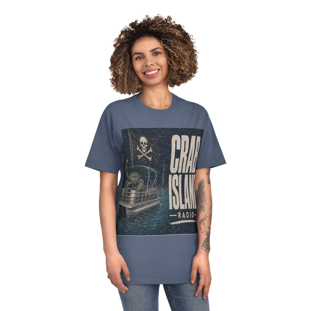 Unisex Faded Shirt – Pirate Crab