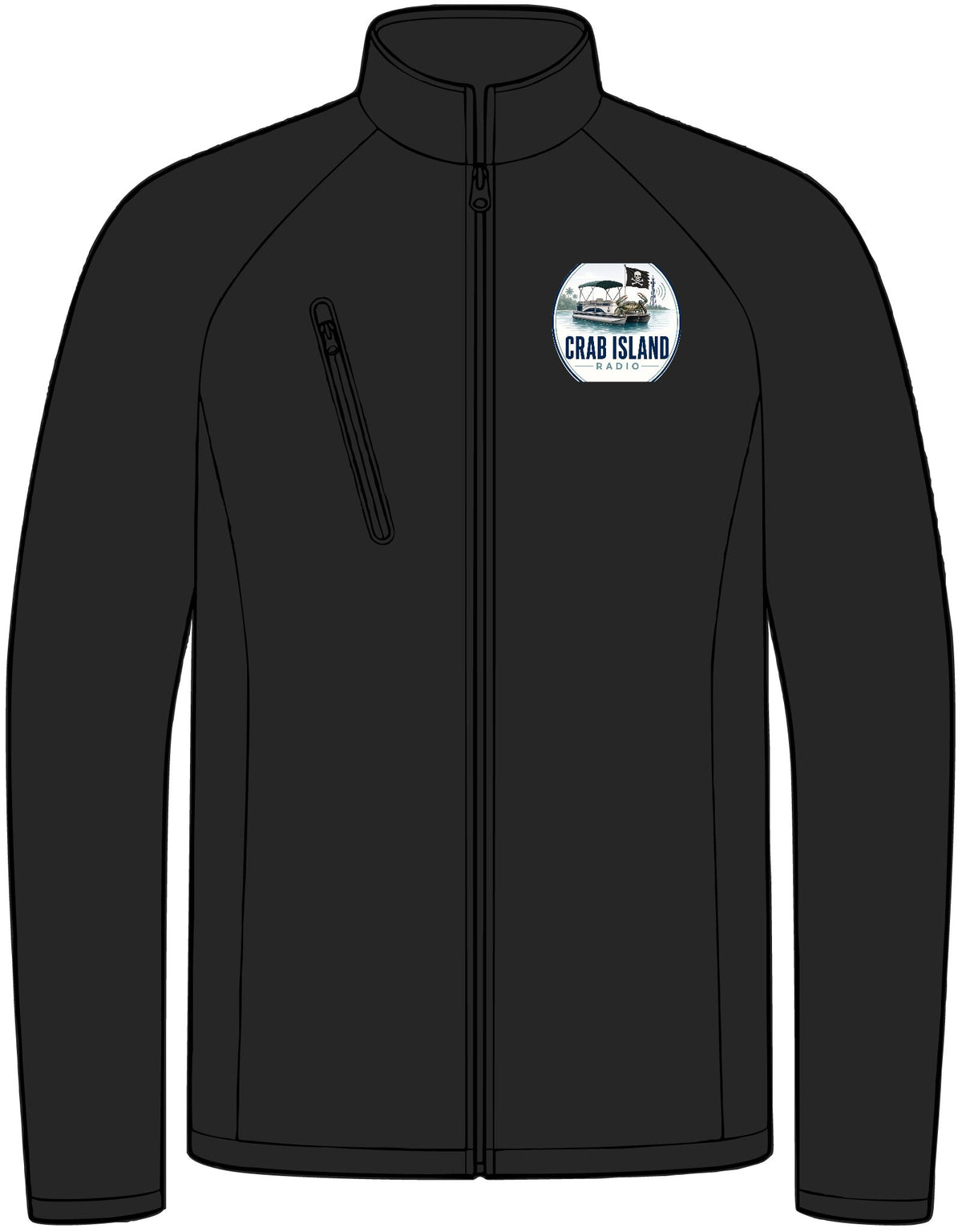 Tall Textured Soft Shell Jacket – Crab Island Radio