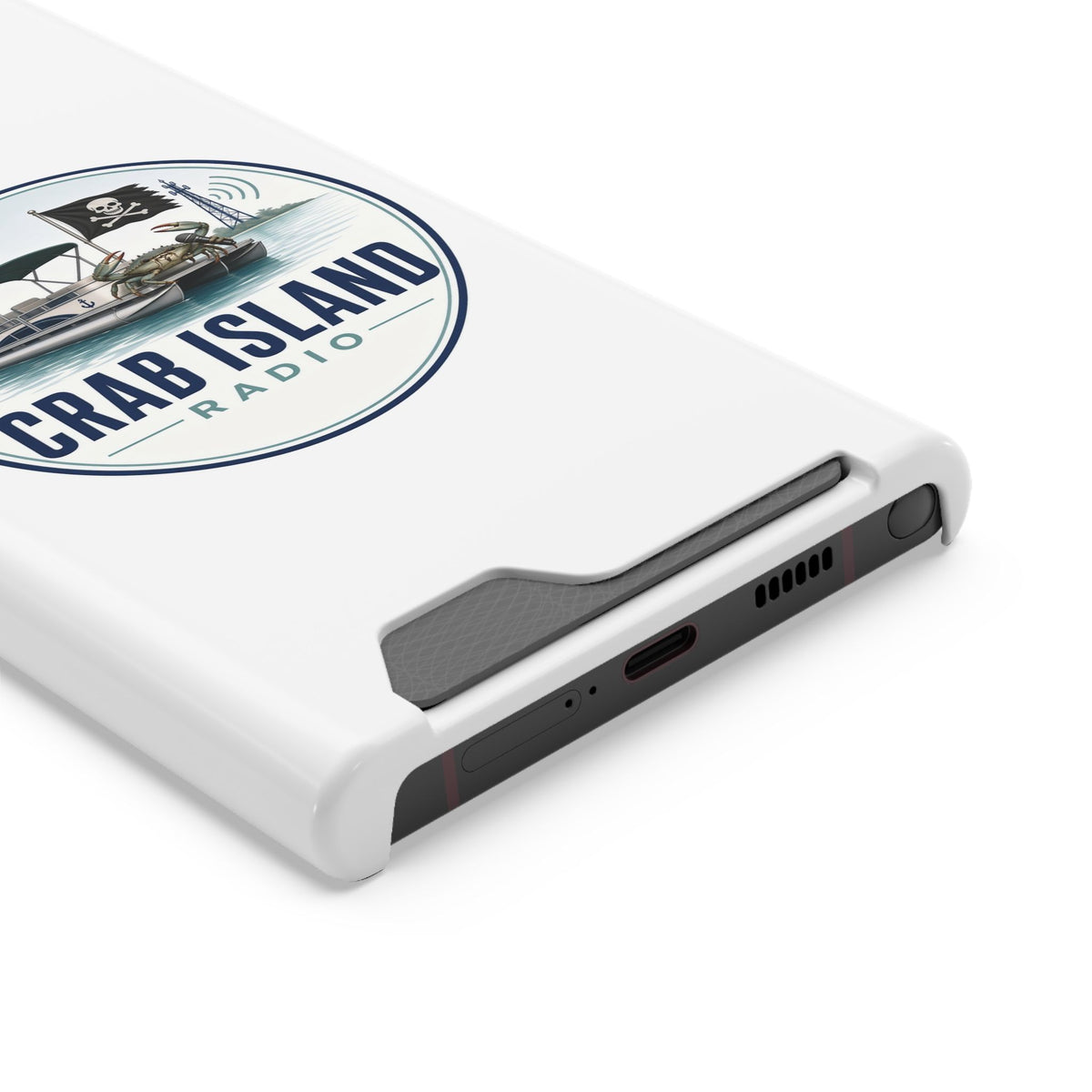 Phone Case With Card Holder – Crab Island Radio