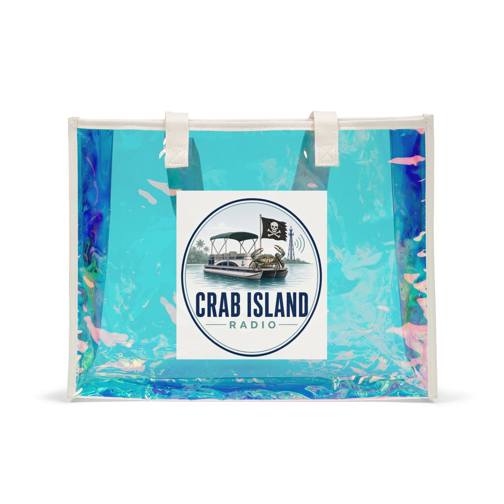 Beach Holographic Tote Bag – Crab Island Radio