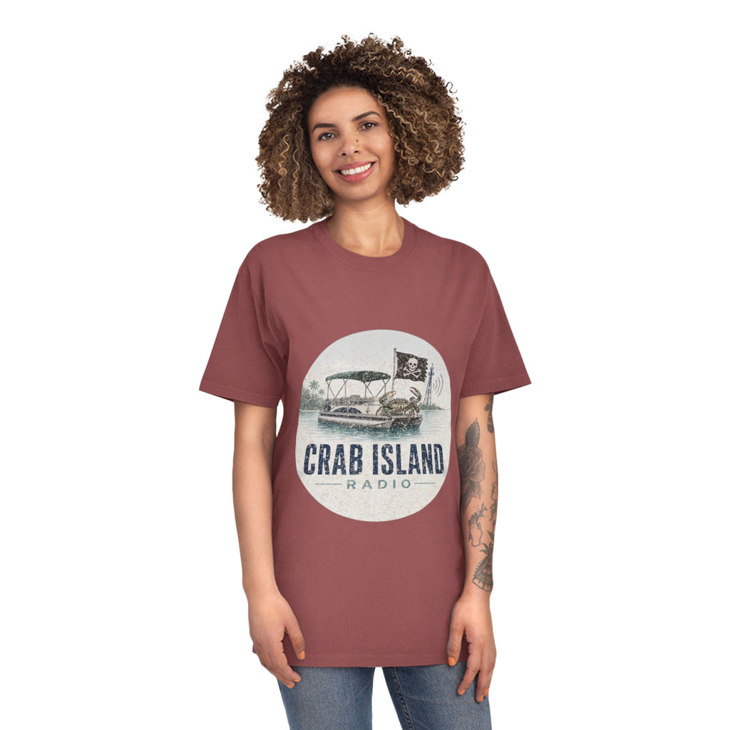 Unisex Faded Shirt – Crab Island Radio