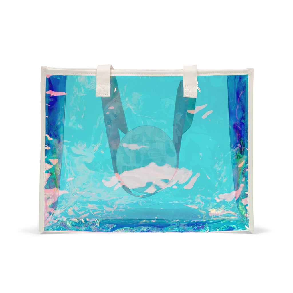 Beach Holographic Tote Bag – Crab Island Radio