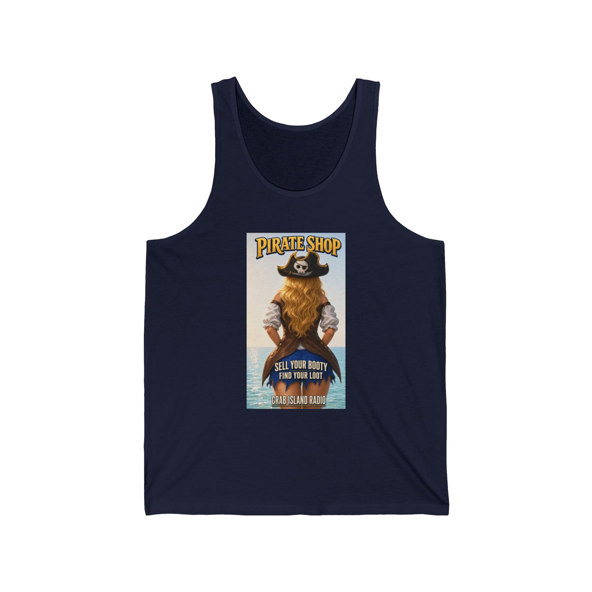 Crab Island Radio Pirate Shop Tank