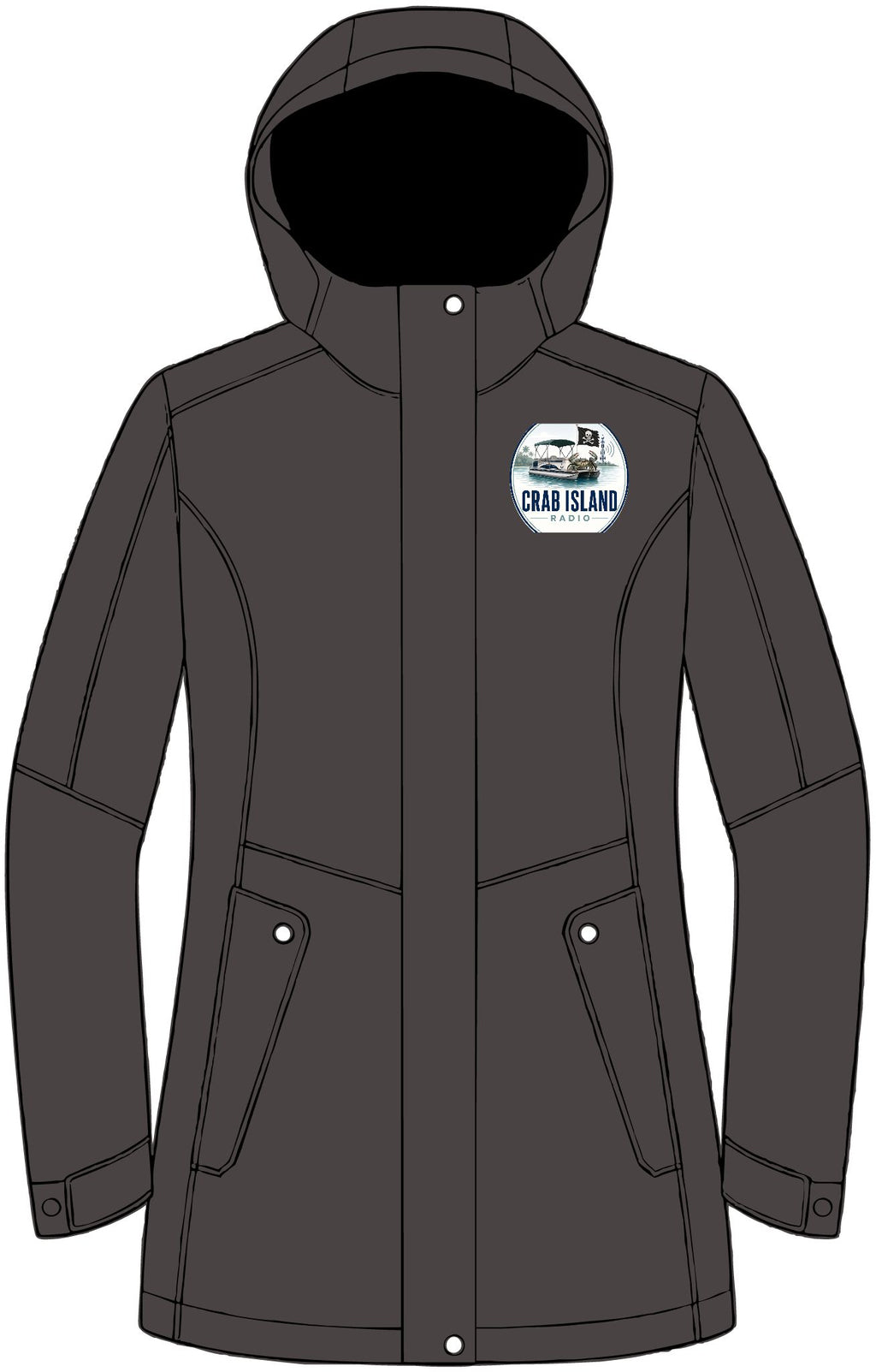 Women's Collective Outer Shell Jacket – Crab Island Radio