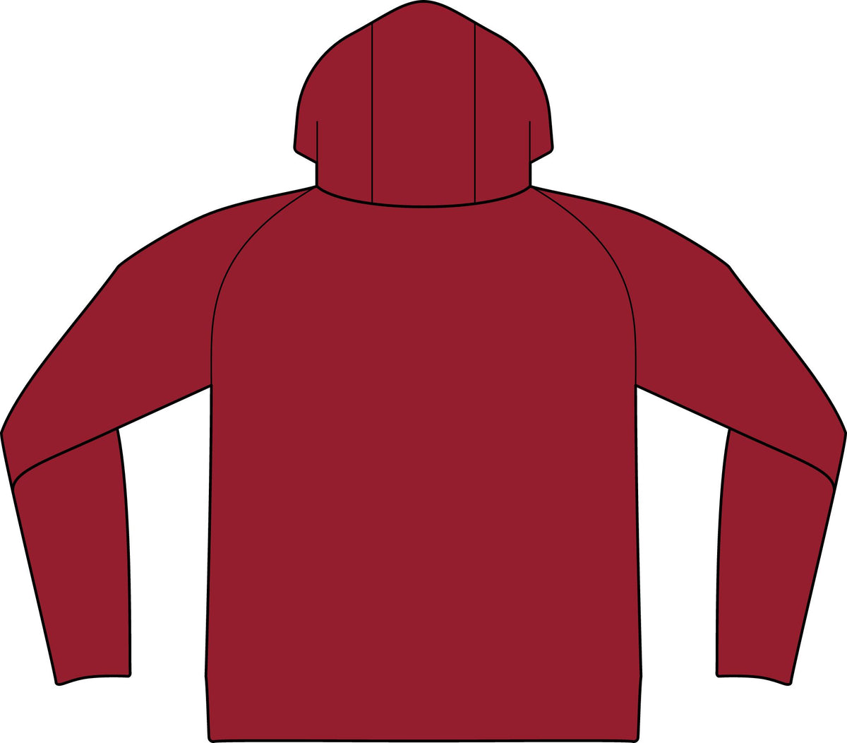 Repeat 1/2-Zip Long Sleeve Hooded Jacket – Crab Island Radio