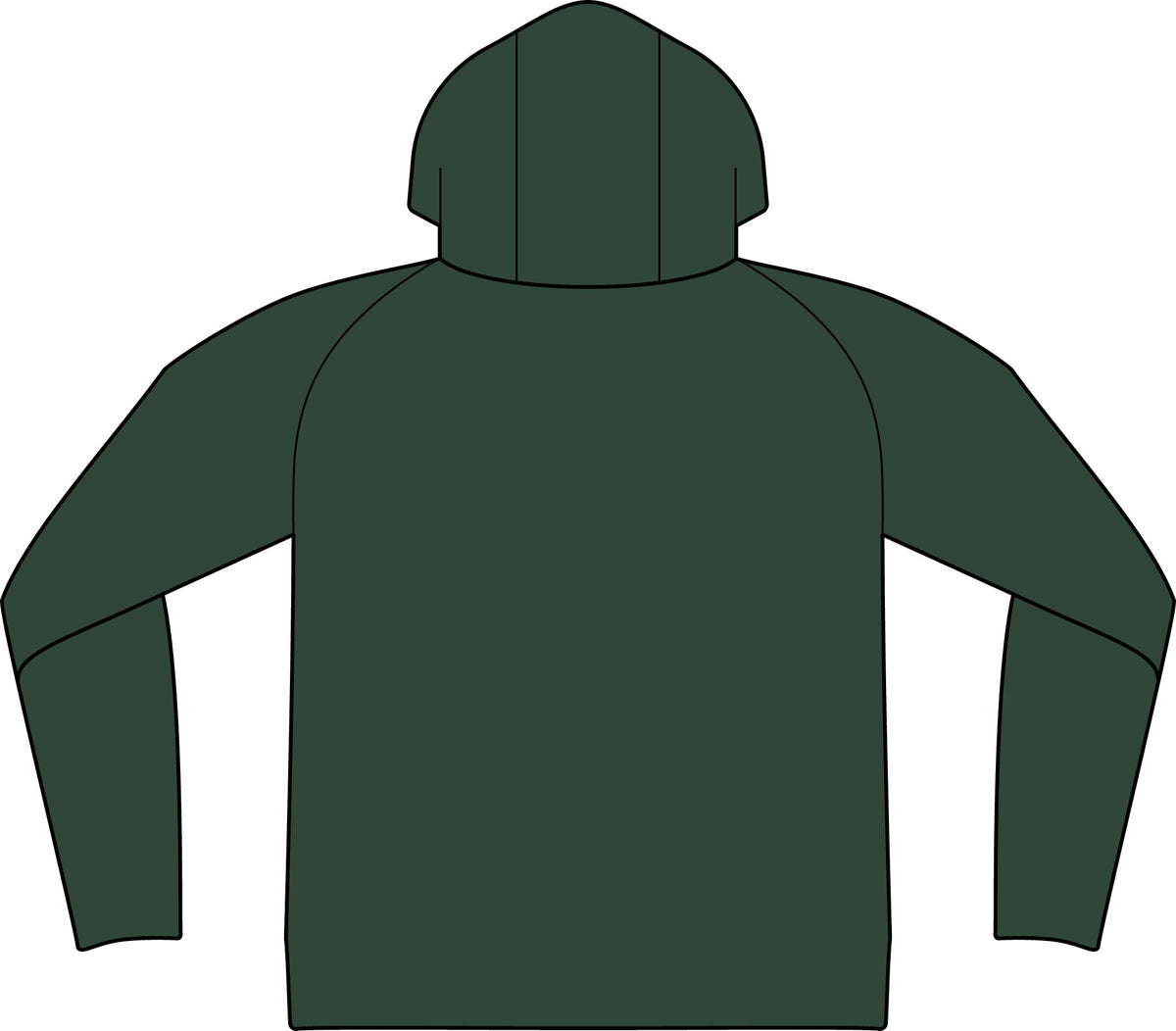 Repeat 1/2-Zip Long Sleeve Hooded Jacket – Crab Island Radio