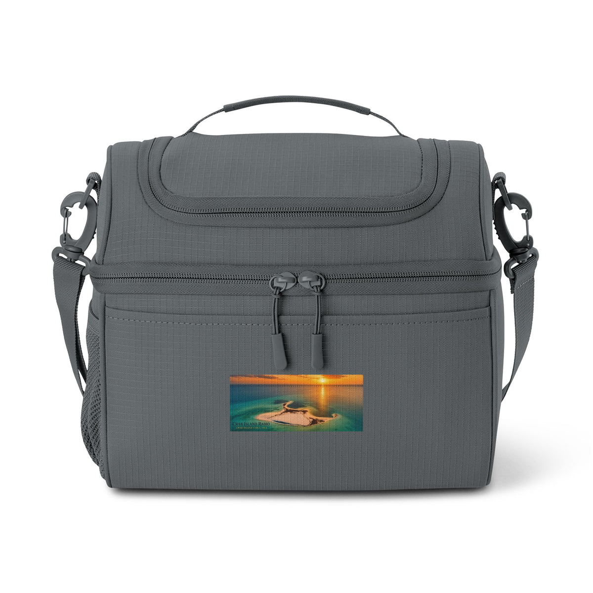 Crab Island Radio Island Sunset Cooler Bag