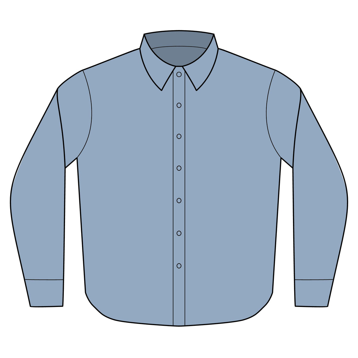 Long Sleeve Modern Oxford Shirt – Crab Island Radio