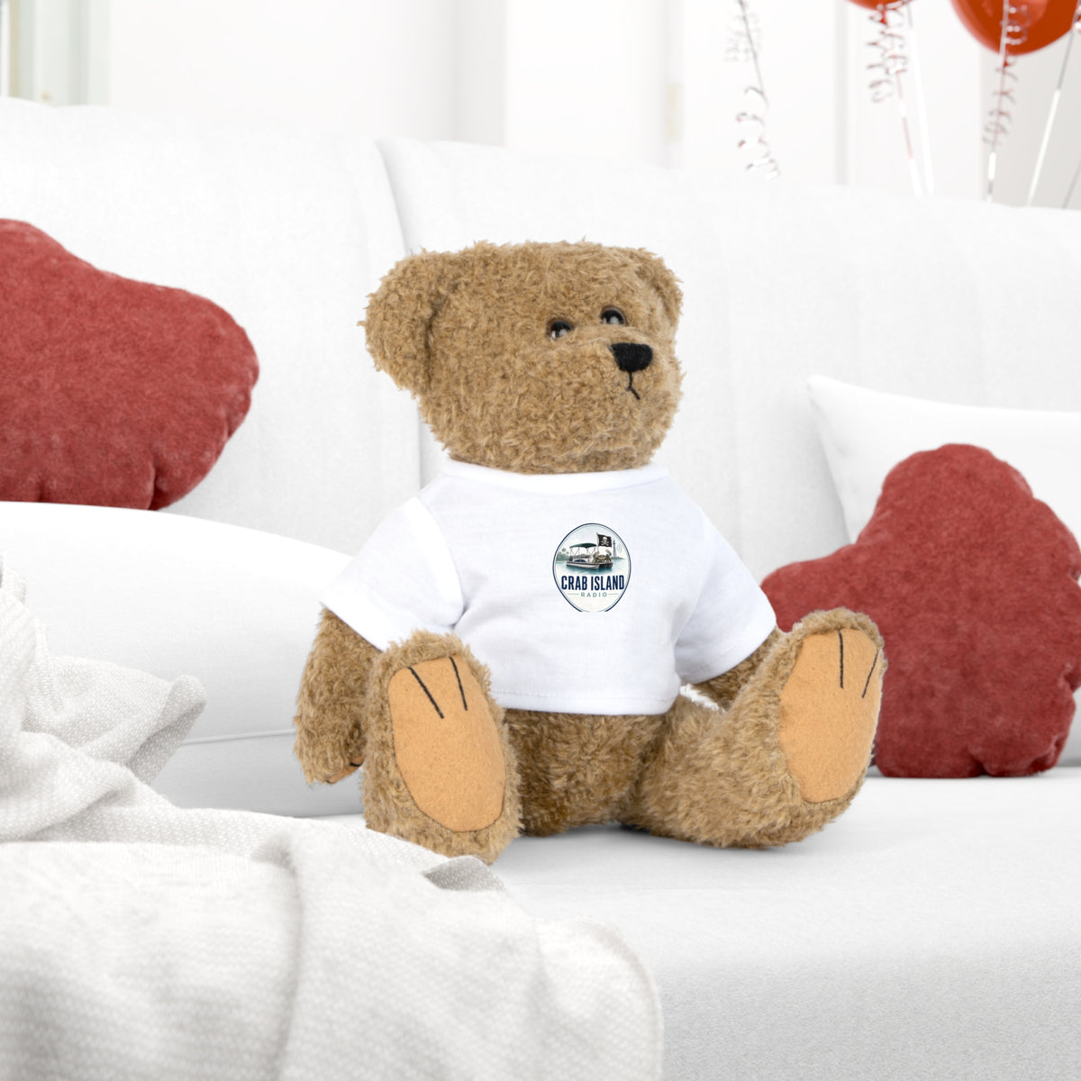 Plush Toy with T-Shirt – Crab Island Radio