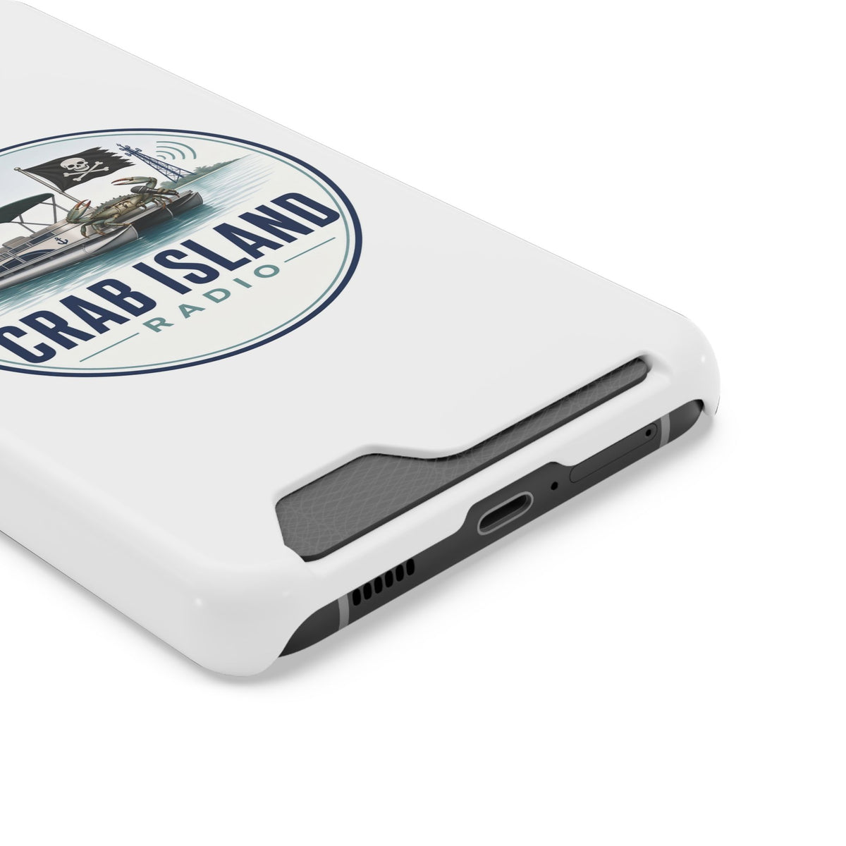 Phone Case With Card Holder – Crab Island Radio